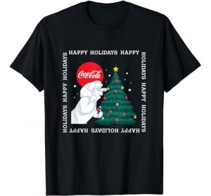 Coca Cola  Happy Holidays Bears And Tree T-Shirt